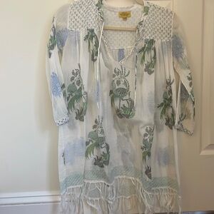 Roller rabbit beach coverup